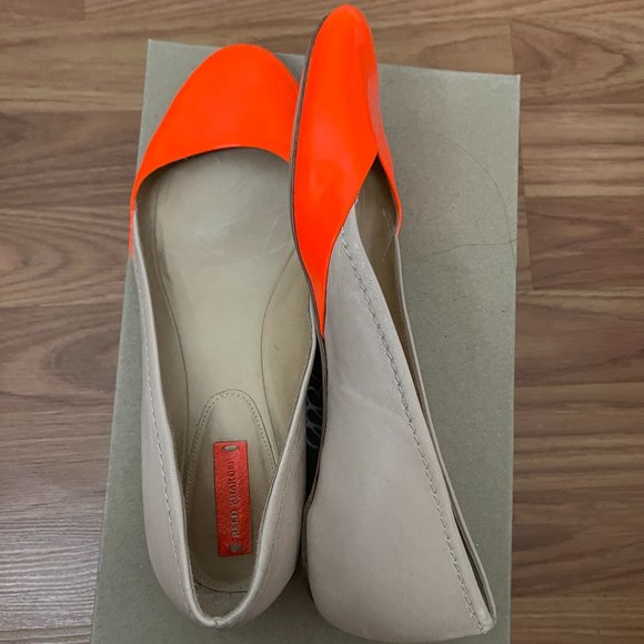 Reed Krakoff - Tan and Orange Flats - Picture 1 of 3